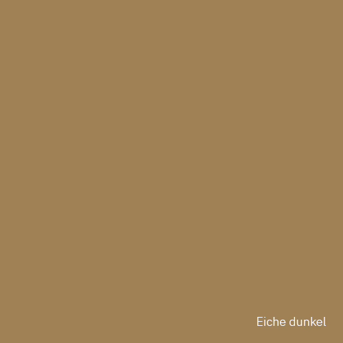 UZIN_SIL PRO 50_Color example_Eiche dunkel_500x500px_2025-06 Jednolita próbka koloru przedstawiająca ciepły, średnio-ciemny dębowy brąz. Kwadratowy obraz pokazuje gładki, równomierny odcień z subtelnymi żółtawymi i czerwonawymi tonami. W prawym dolnym rogu białym napisem widnieje 'Eiche dunkel' (ciemny dąb).